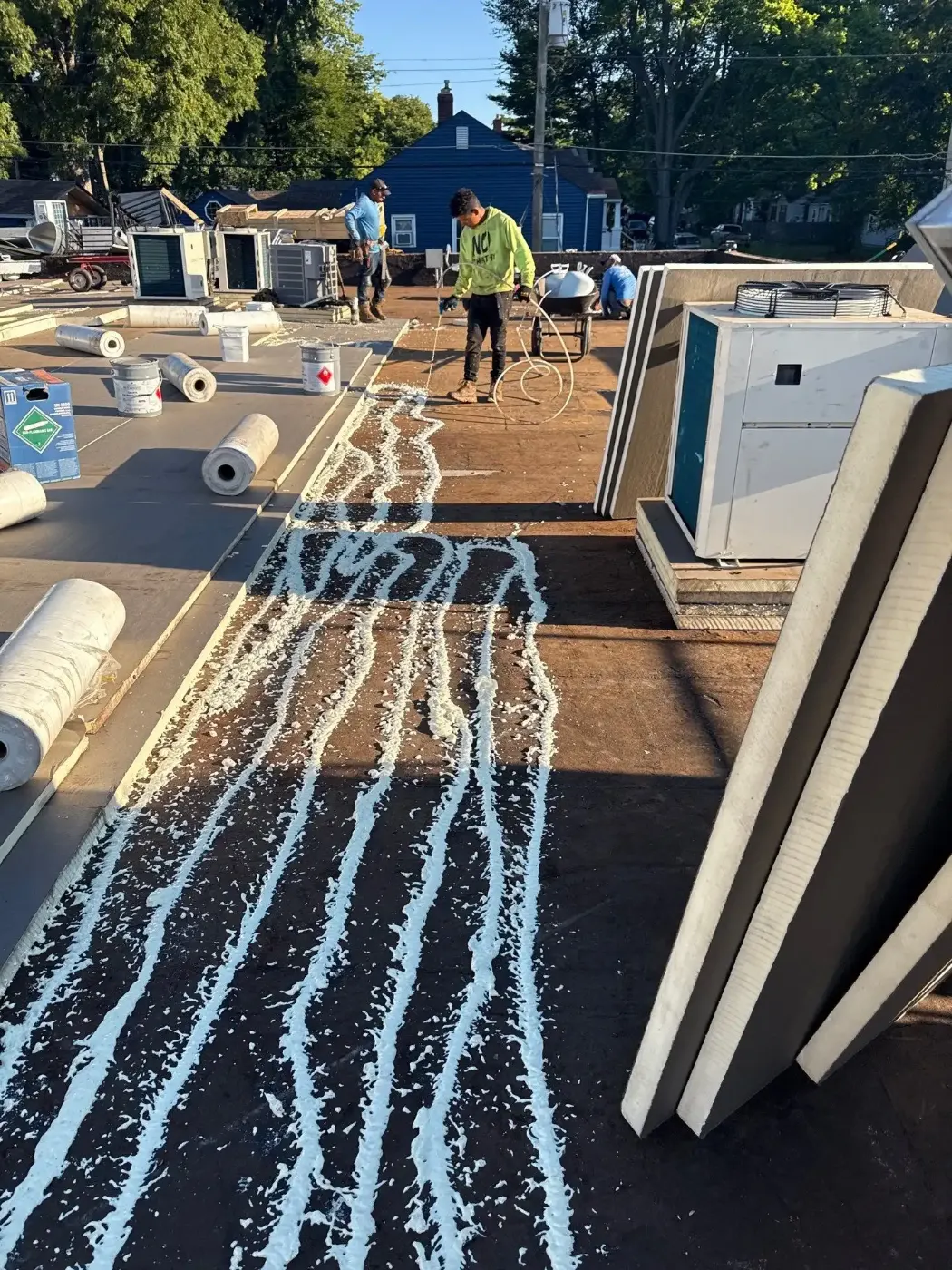 Commercial roofing by Auburn Commercial Roofing near Lapel, IN